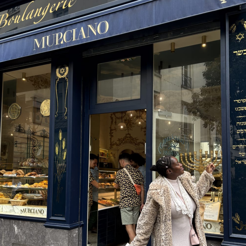 Princess Akosua discovering her ancestral heritage in Le Marais, Paris